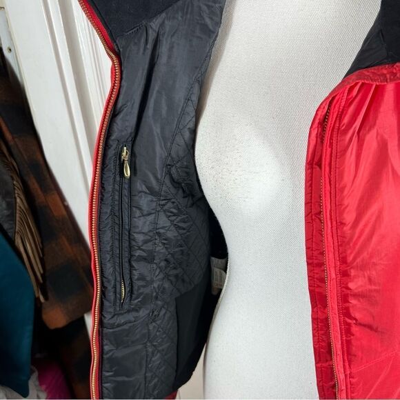 Vintage Obermeyer Limited Edition Red Dragon Red and Black Puffer Jacket - Picture 12 of 13